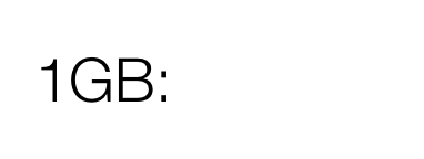 1GB: