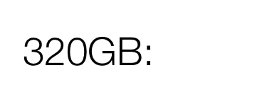 320GB: