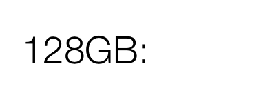 128GB: