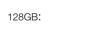 128GB: